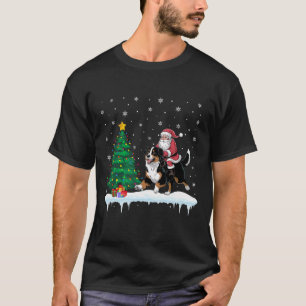 Camiseta Chicas de perros de montaña de Santa Claus Monding