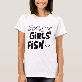 Camiseta Chicas de pesca con carrete