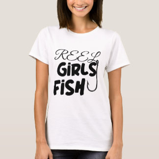 Camiseta Chicas de pesca con carrete