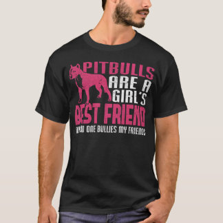 Camiseta Chicas de Pitbull Mejor Amigo No hay quien amedren