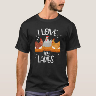 Camiseta Chicas de pollo Huevos Agricultoras Hombres