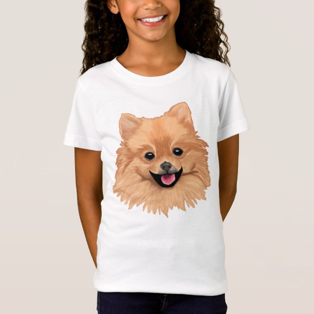 Camiseta Chicas de Pomeranian (Anverso)