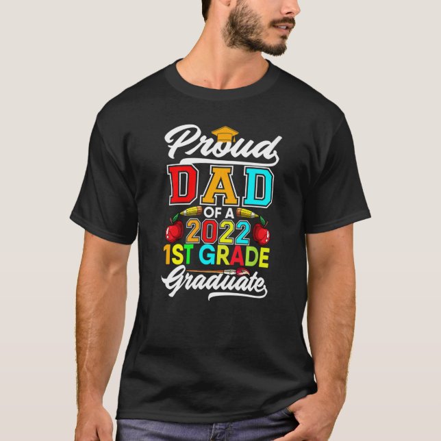 Camiseta Chicas de primer grado de graduación masculina 202 (Anverso)