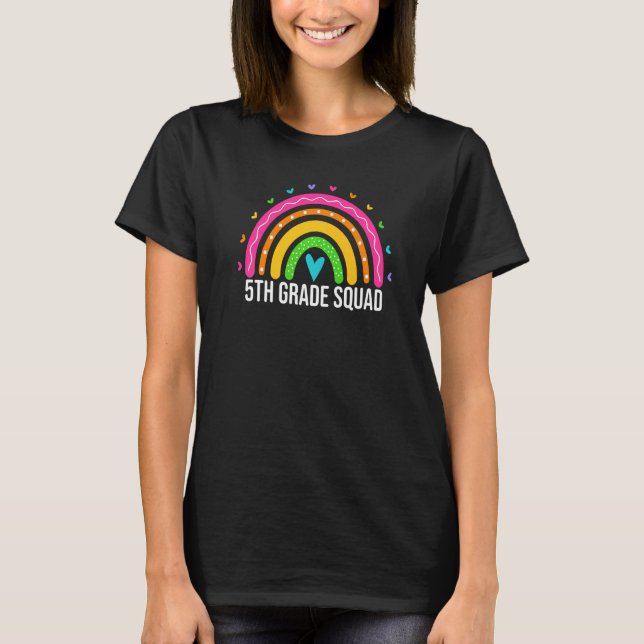 Camiseta Chicas de quinto grado del equipo de profesores de (Anverso)