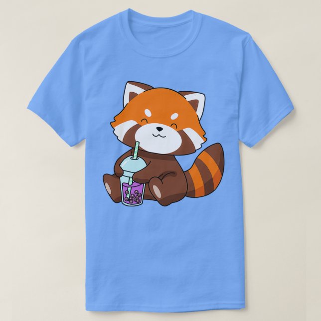 Camiseta Chicas de regalo de té de burbujas Panda Boba Tea  (Diseño del anverso)