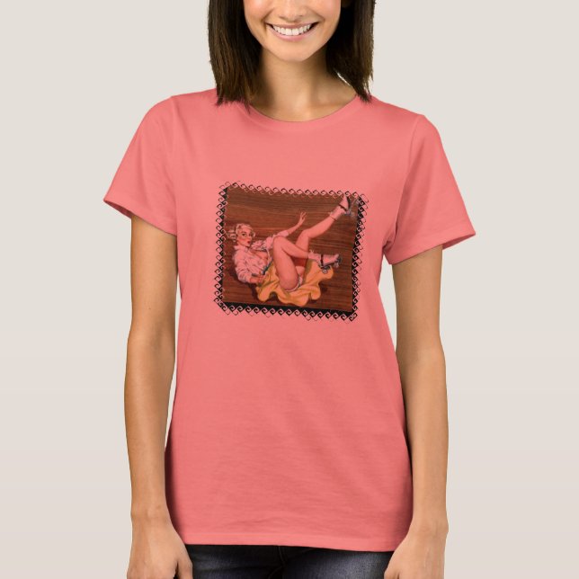 Camiseta ¡Chicas de Roller Derby! (Anverso)