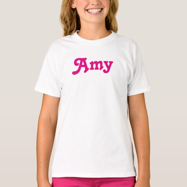 Camiseta Chicas de ropa Amy (Anverso)