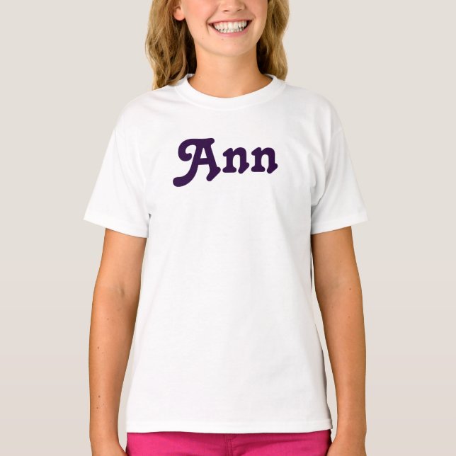 Camiseta Chicas de ropa Ann (Anverso)
