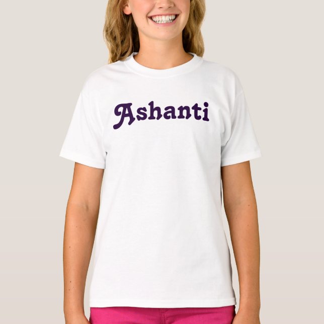 Camiseta Chicas de ropa Ashanti (Anverso)