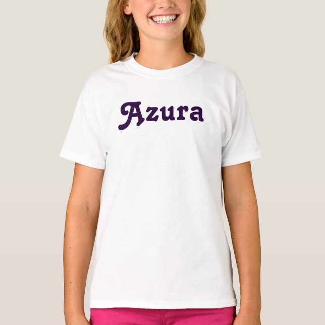 Camiseta Chicas de ropa Azura (Anverso)