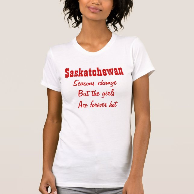 Camiseta Chicas de Saskatchewan (Anverso)