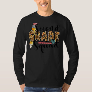 Camiseta Chicas de segundo grado de Leopard Equipo de maest
