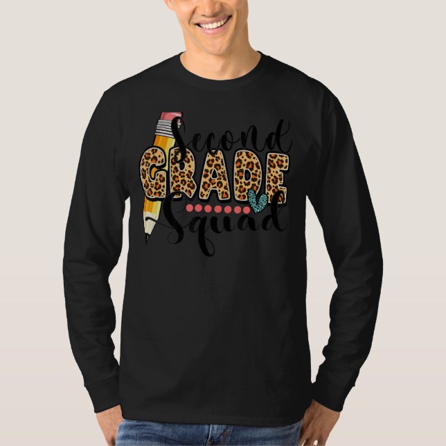 Camiseta Chicas de segundo grado de Leopard Equipo de maest (Anverso)