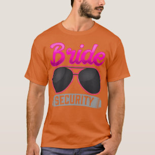 Camiseta Chicas de seguridad matrimonial de novias en parti