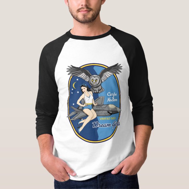 Camiseta CHICAS de sueño de VMFAT 502 (Anverso)