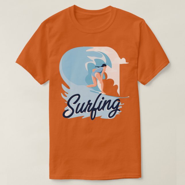 Camiseta Chicas de surf (Diseño del anverso)