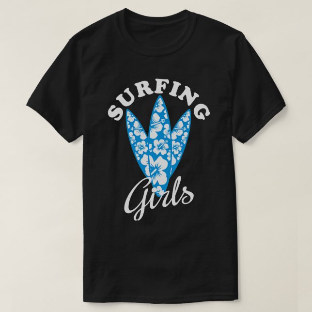 Camiseta Chicas de Surfing TShirt 2 (Diseño del anverso)
