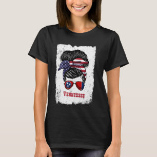 Camiseta Chicas de Tennessee viajan desordenado Bun Estados