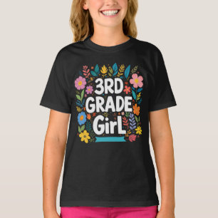Camiseta Chicas de tercer grado Chica de primer grado de vu