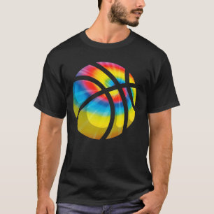 Camiseta Chicas de Tie Dye Basketball Cute Trippy Hippy Boy