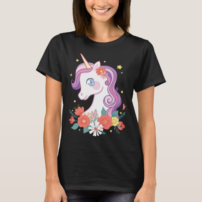 Camiseta Chicas de unicornio y niños de unicornio (Anverso)