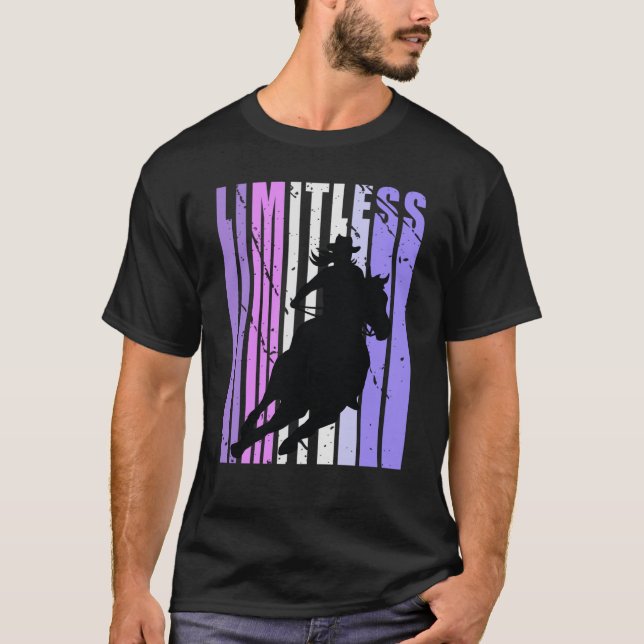 Camiseta Chicas de vaca morado Gorra rodeo Weste (Anverso)