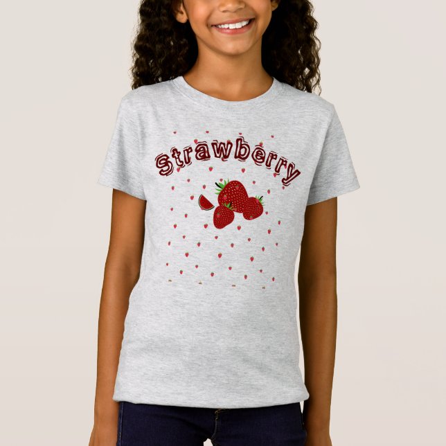 Camiseta Chicas de verano de Fresas Cutas (Anverso)