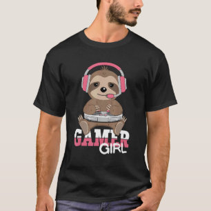 Camiseta Chicas de videojuegos de Sloth Gaming Chica Jugado