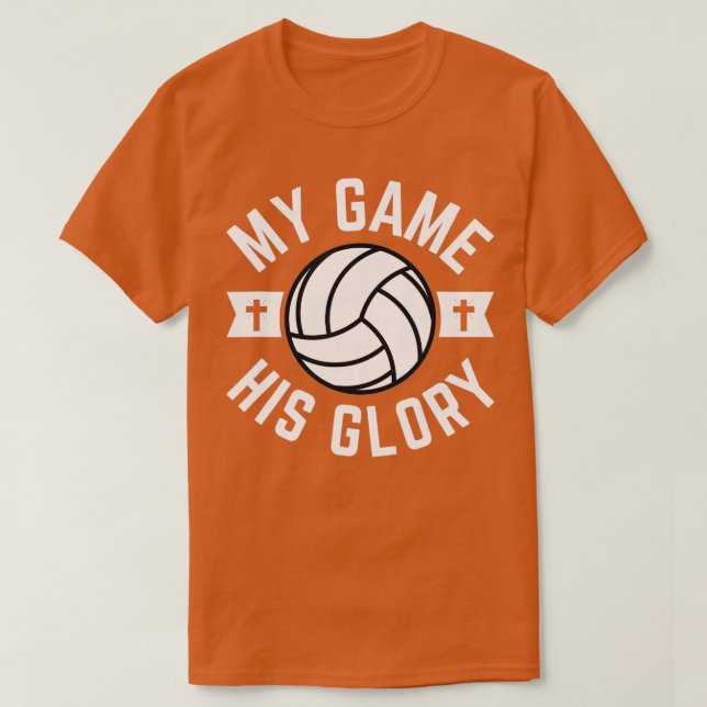 Camiseta Chicas de voleibol cristianos (Diseño del anverso)