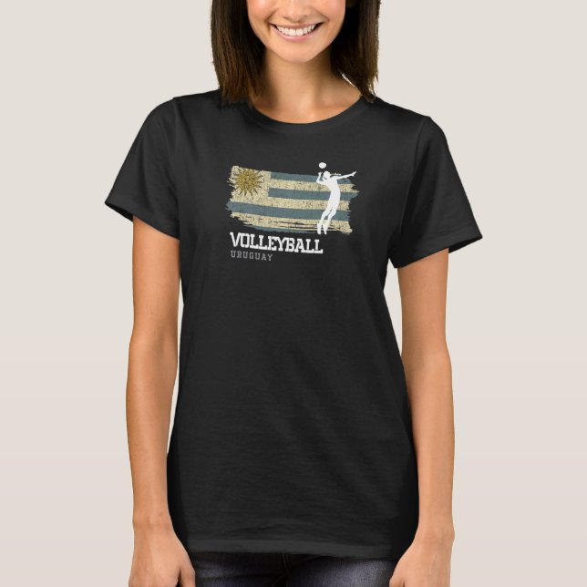 Camiseta Chicas de voleibol de Uruguay (Anverso)