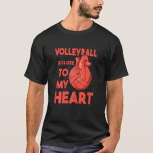 Camiseta Chicas de voleibol divertidas Jóvenes deportistas 