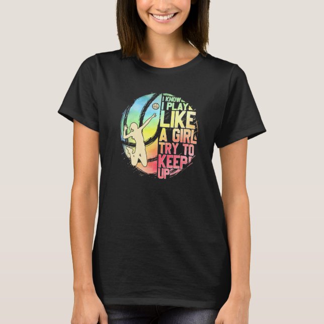Camiseta Chicas de voleibol jóvenes deportes (Anverso)