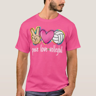 Camiseta Chicas de Voleibol Mujeres de Paz Aman Voleibol Ni