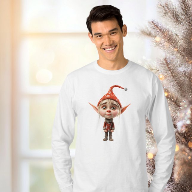 Camiseta Chicas de Waifish Navidades Elf Men's Tee (Subido por el creador)