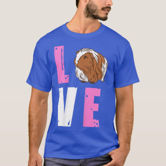 Camiseta Chicas del amante del cerdo guineano de amor muere