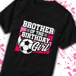 Camiseta Chicas del Chica Hermano de Cumpleaños Cumpleaños 