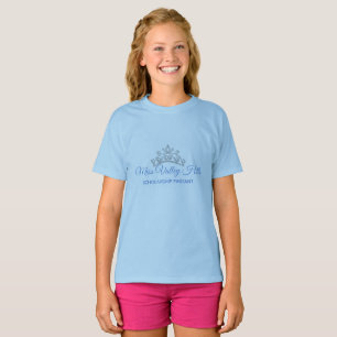 Camiseta Chicas del concurso Miss América Tiara Nombre pers