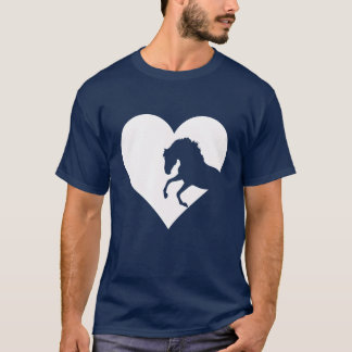 Camiseta Chicas del corazón del caballo Lover