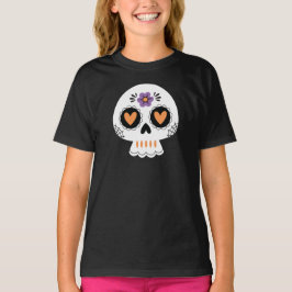 Camiseta Chicas del Cráneo de Azúcar de Halloween