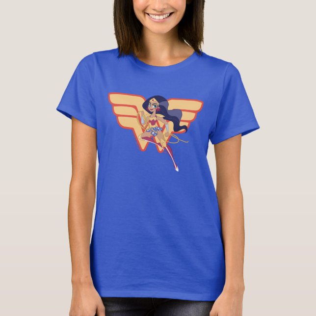 Camiseta CHICAS del DC Super Hero se maravillan (Anverso)