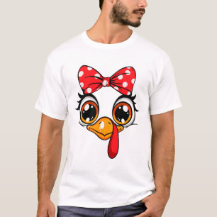 Camiseta Chicas del Día de Acción de Gracias Mujeres Jóvene