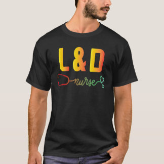 Camiseta Chicas Del Día De La Enfermería De L&dCute De Trab