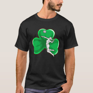Camiseta Chicas del Día del Santo Patrón Voleibol Madre irl