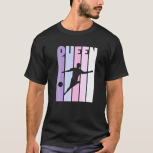 Camiseta Chicas del entrenador de la reina de fútbol de la