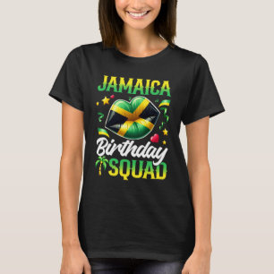 Camiseta Chicas del equipo de cumpleaños de Jamaica Despedi