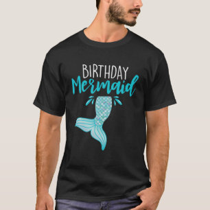 Camiseta Chicas del Escuadrón de Sirenas de Cumpleaños prin