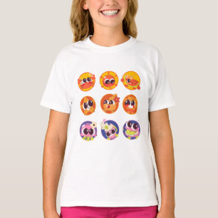 Camiseta Chicas del escuadrón tropical kawaii verano océano