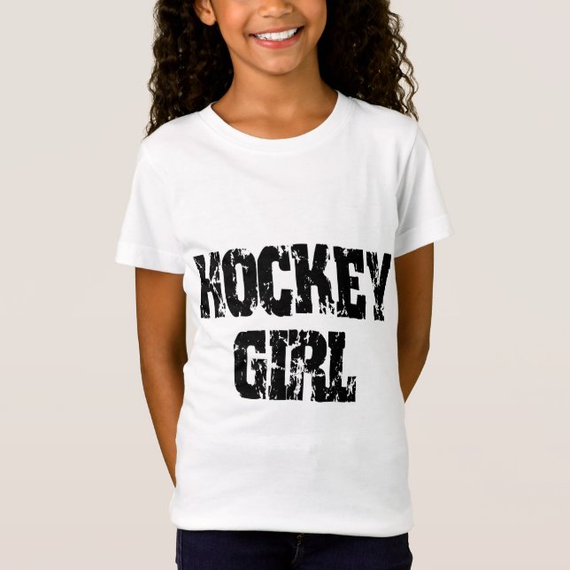 Camiseta Chicas del hockey del chica del hockey (Anverso)
