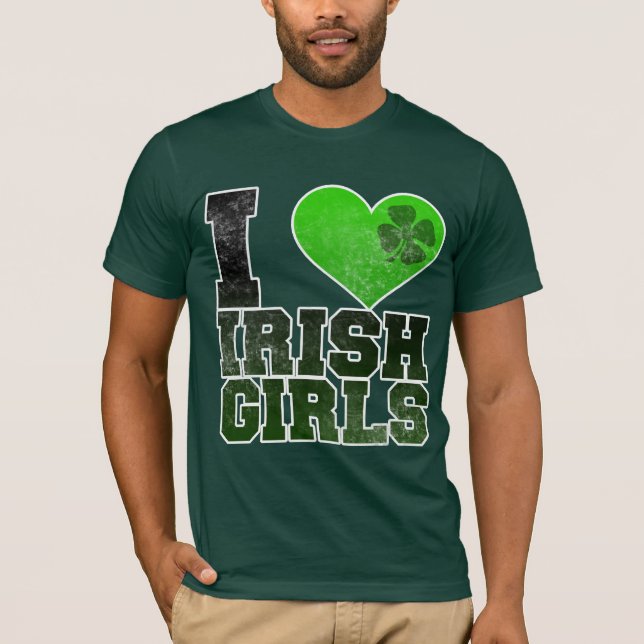 Camiseta Chicas del irlandés I <3 (Anverso)