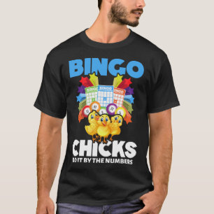 Camiseta Chicas del jugador de bingo femenino divertidos